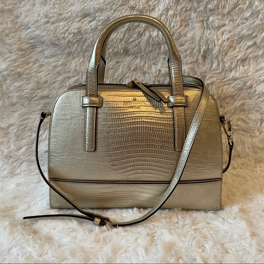 Kate Spade Gold Satchel